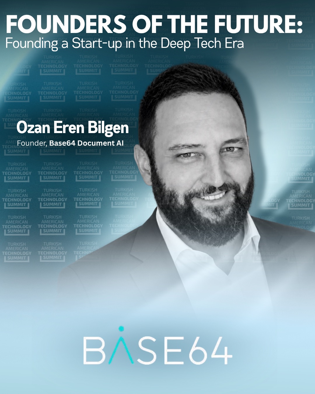 Ozan Eren Bilgen — Base64 Document AI announcement poster